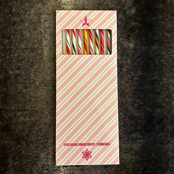 🎄Jeffeee Star Winter Straw Set - Picture 1 of 4